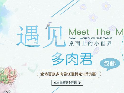 电商多肉banner