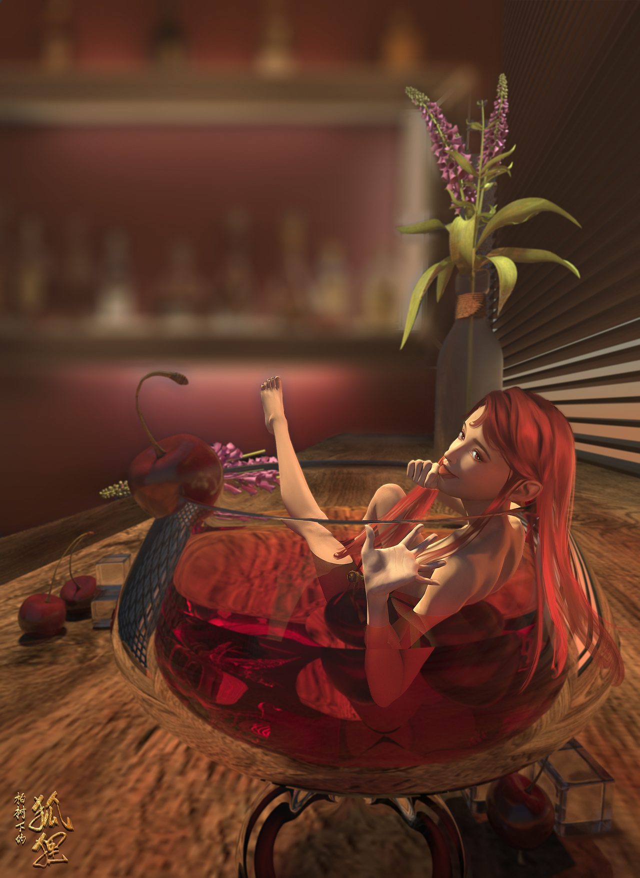 鸡尾酒女孩（图ZMjQxODQyNzY4） - 游戏原画 - 站酷设计师柏树下的狐狸原创素材 - 站酷ZCOOL