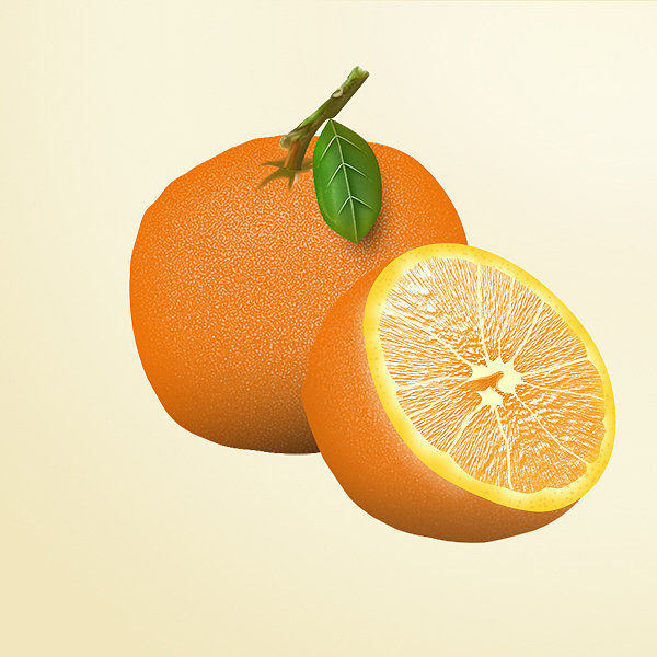 9步教你画橙子(鼠绘)