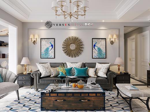 『 孔雀蓝   ·   美式 』