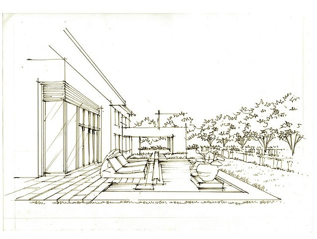 oct华侨城十号院庭院景观手绘临摹作品杭州手绘培训