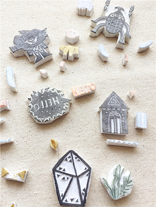 立体橡皮章插画（图ZMTAxNTU5MTg4） - 商业插画 - 站酷设计师路上路原创素材 - 站酷ZCOOL