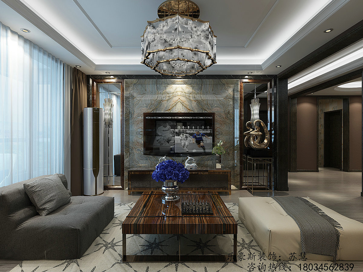 月亮湾135㎡后现代效果图（图ZMTA3MTU3NjU2） - 其他空间 - 站酷设计师LOHAS苏慧原创素材 - 站酷ZCOOL