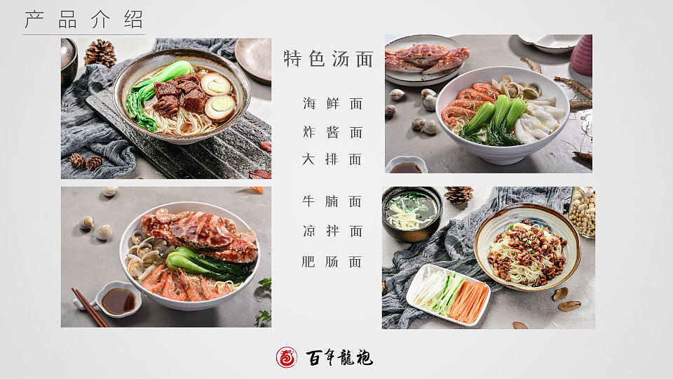 百年龙袍蟹黄汤包项目ppt简介