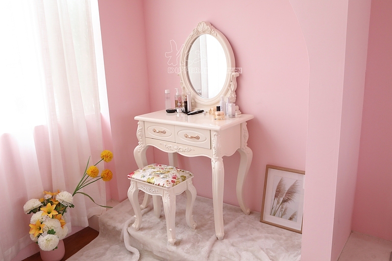 北斗-梳妆台拍摄 家具拍摄 粉色少女心拍摄