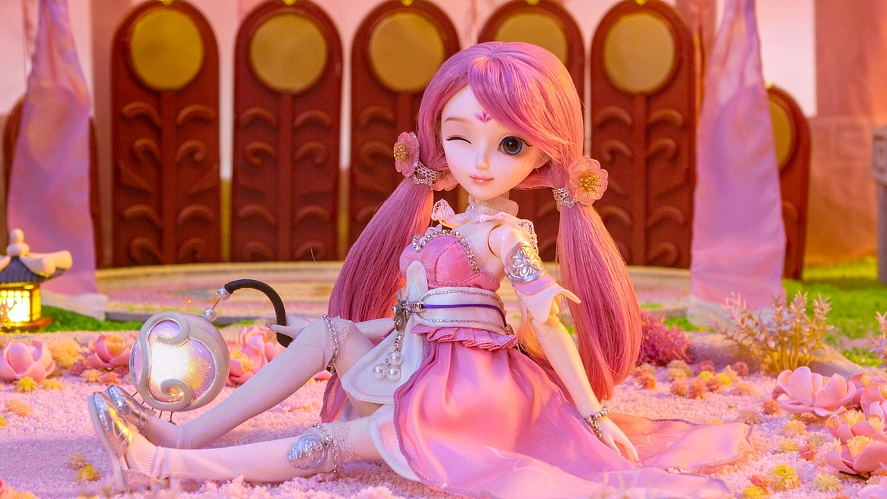 梦幻西游桃夭夭《桃花笑》舞蹈mv|动漫|动画片|麒童