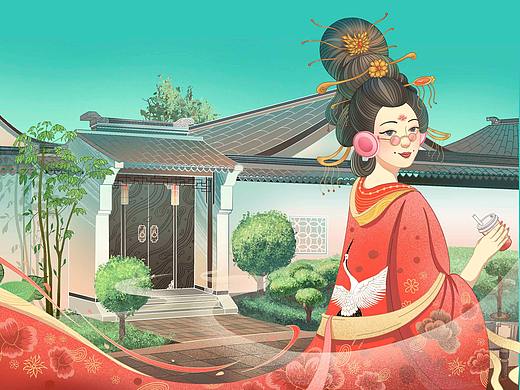 国潮四大美人