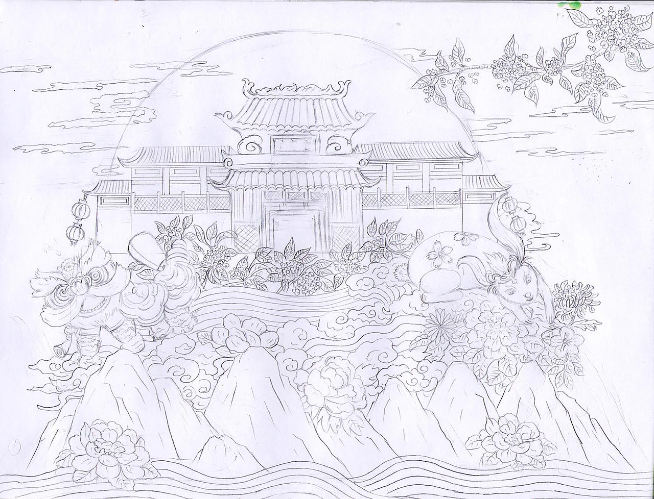 中秋|插画|商业插画|綤嶶_原创作品-站酷zcool