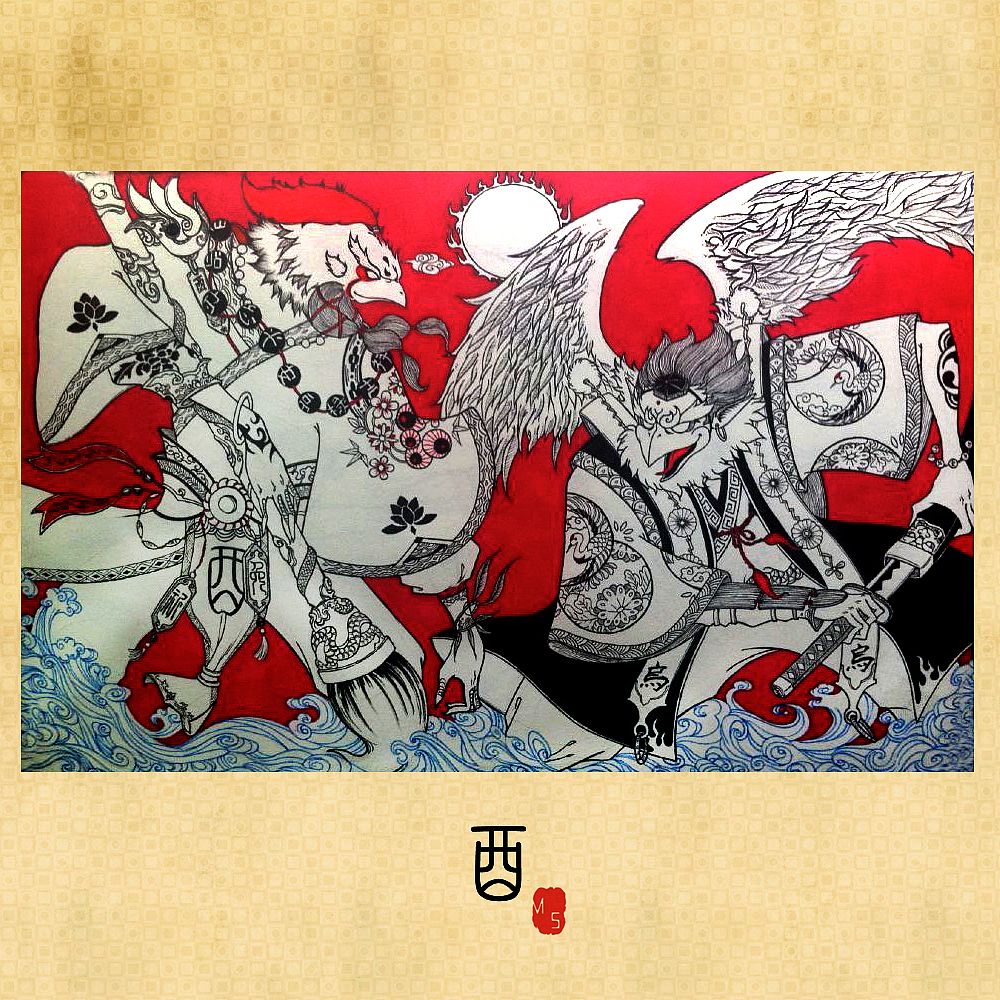 十二生肖（更新中）（图ZNjI5OTU4MDQ=） - 艺术插画 - 站酷设计师MadSool原创素材 - 站酷ZCOOL