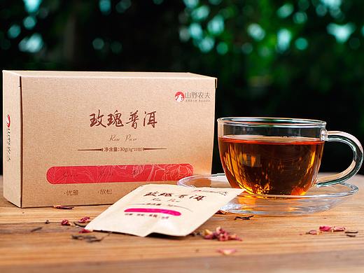 玫瑰普洱拍摄（三角袋泡创新传统茶系列）