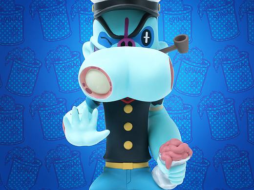 僵尸大力水手 海报设计