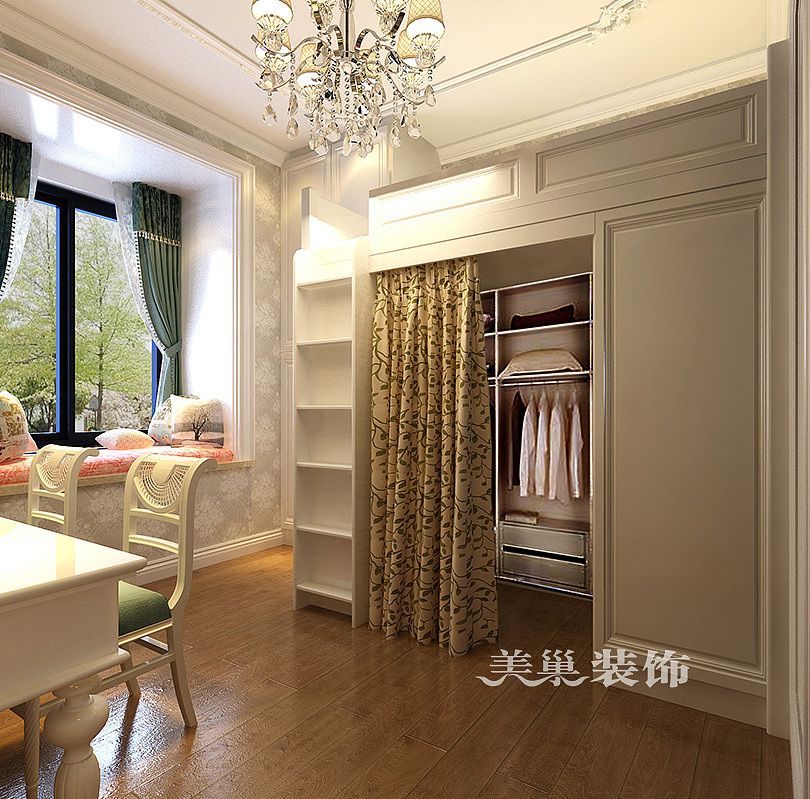 郑州中豪汇景湾89平两室两厅,90后美女选择的欧式风格