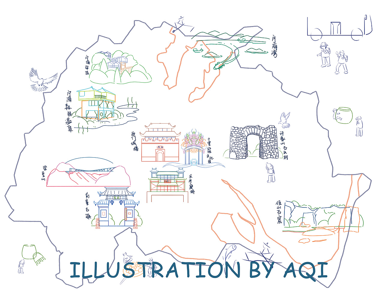 探宁海文旅地图