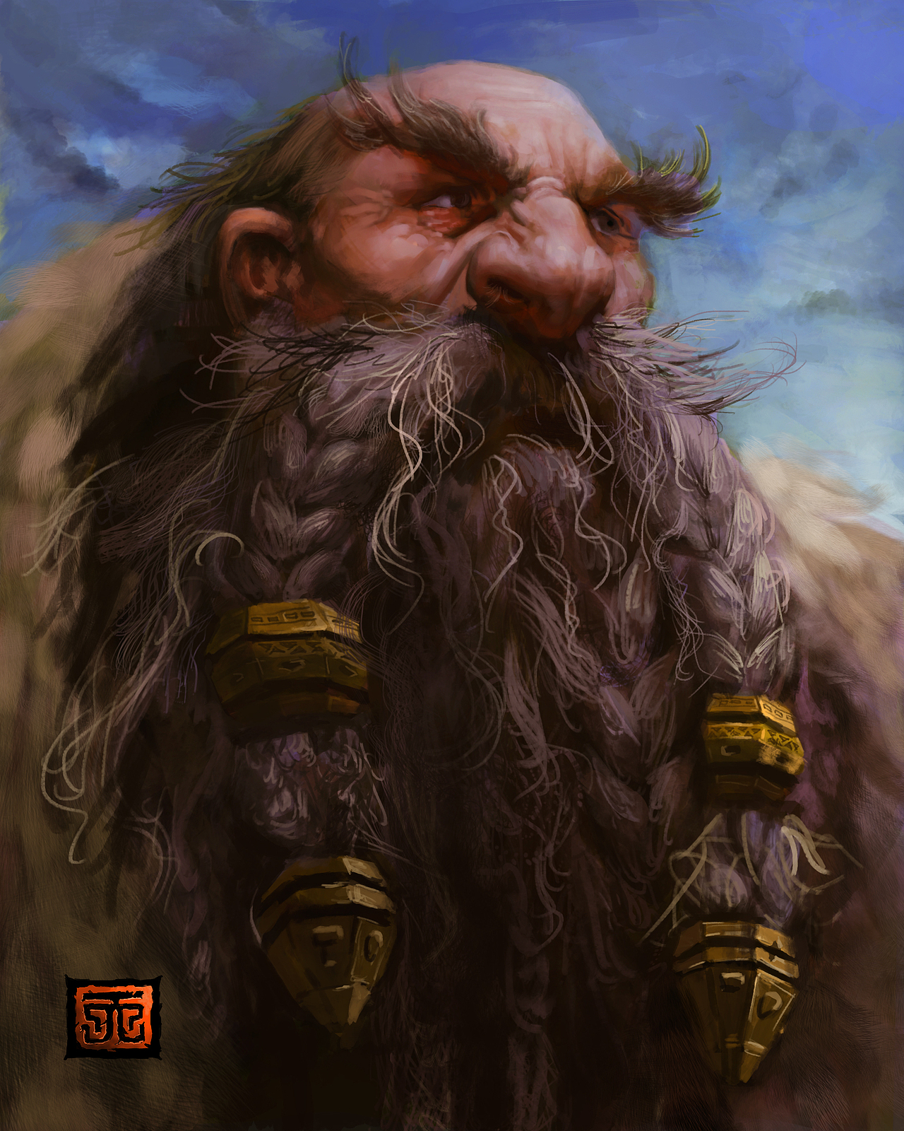 魔兽世界矮人.|插画|游戏原画|谢天儿_原创作品-站酷zcool