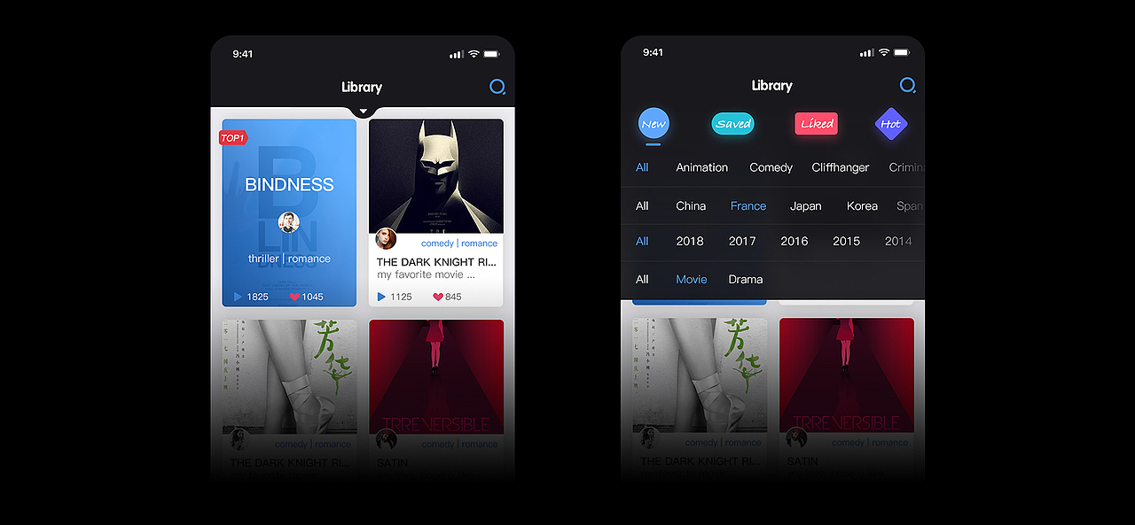 icinema（图ZMTI4MjIxMzAw） - APP界面 - 站酷设计师_点点点原创素材 - 站酷ZCOOL