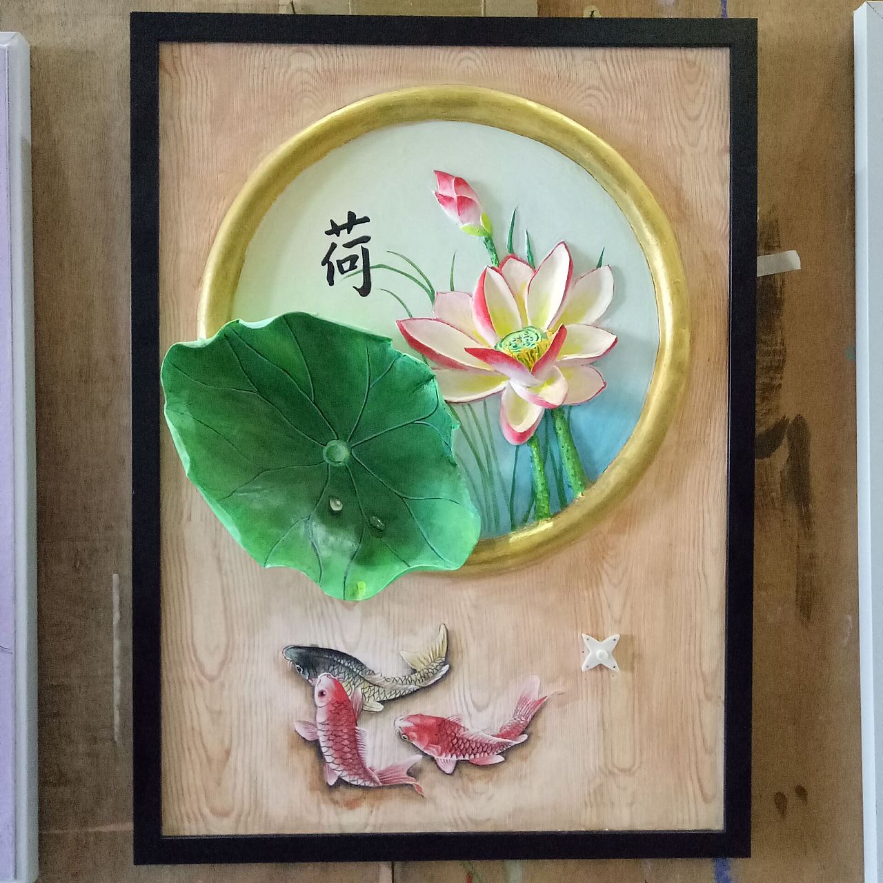 木板画浮雕木板画3d木板画风水木板画