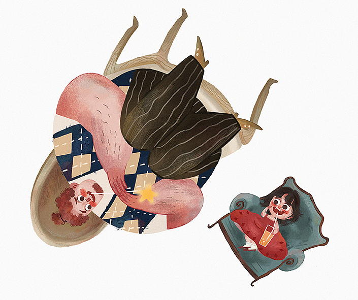 我永远爱我的爸爸（图ZMTA2MDkxNzc2） - 儿童插画 - 站酷设计师暂停一下原创素材 - 站酷ZCOOL