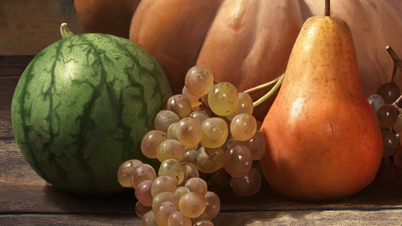 陆续的手绘作品 厚涂/插画