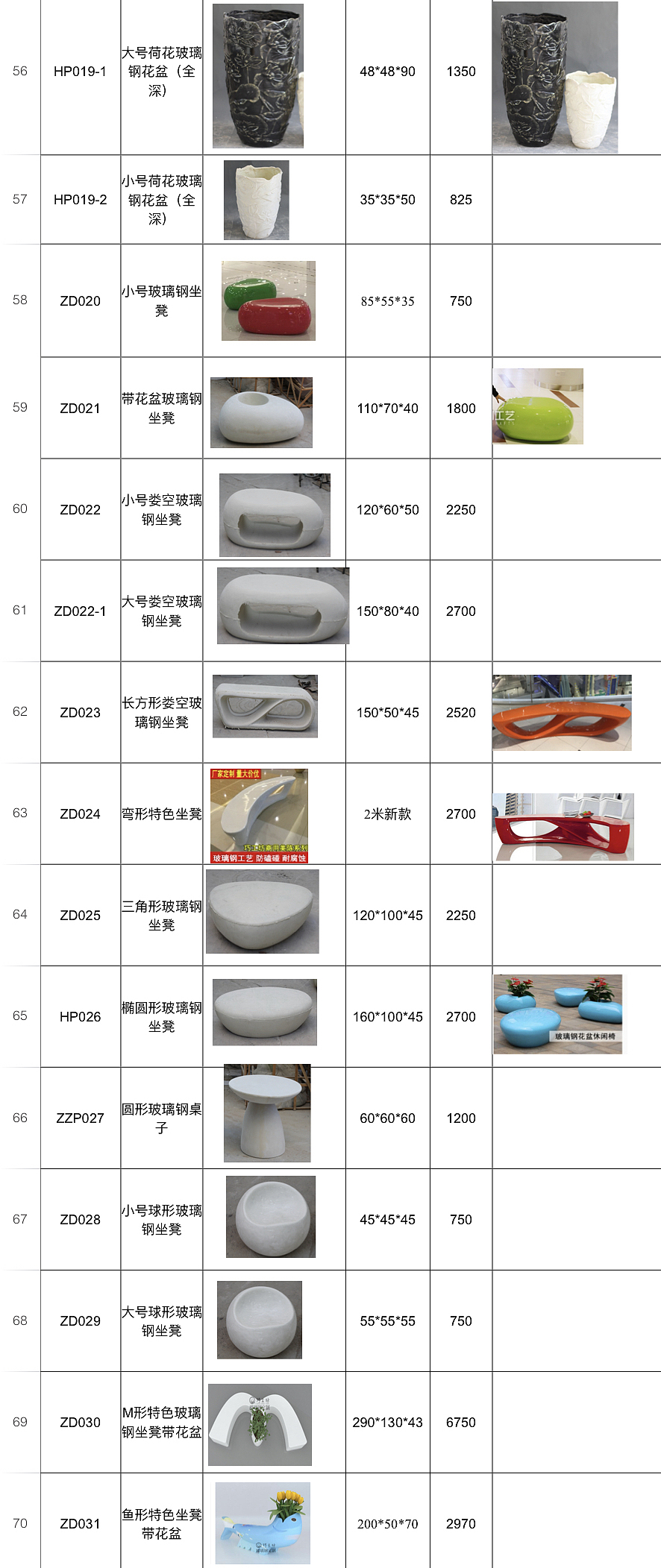 德森-【雕塑-各种成品】【资料库】图册展示bd.表格111