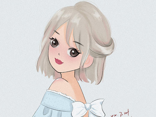 小女孩头像（个人主页-ZNDY1MzUzMTI=） - 创作习作 - 站酷设计师视觉设计七叶原创素材 - 站酷ZCOOL
