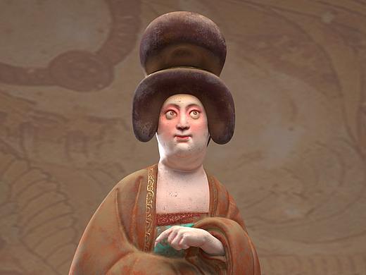【3D】唐风仕女像