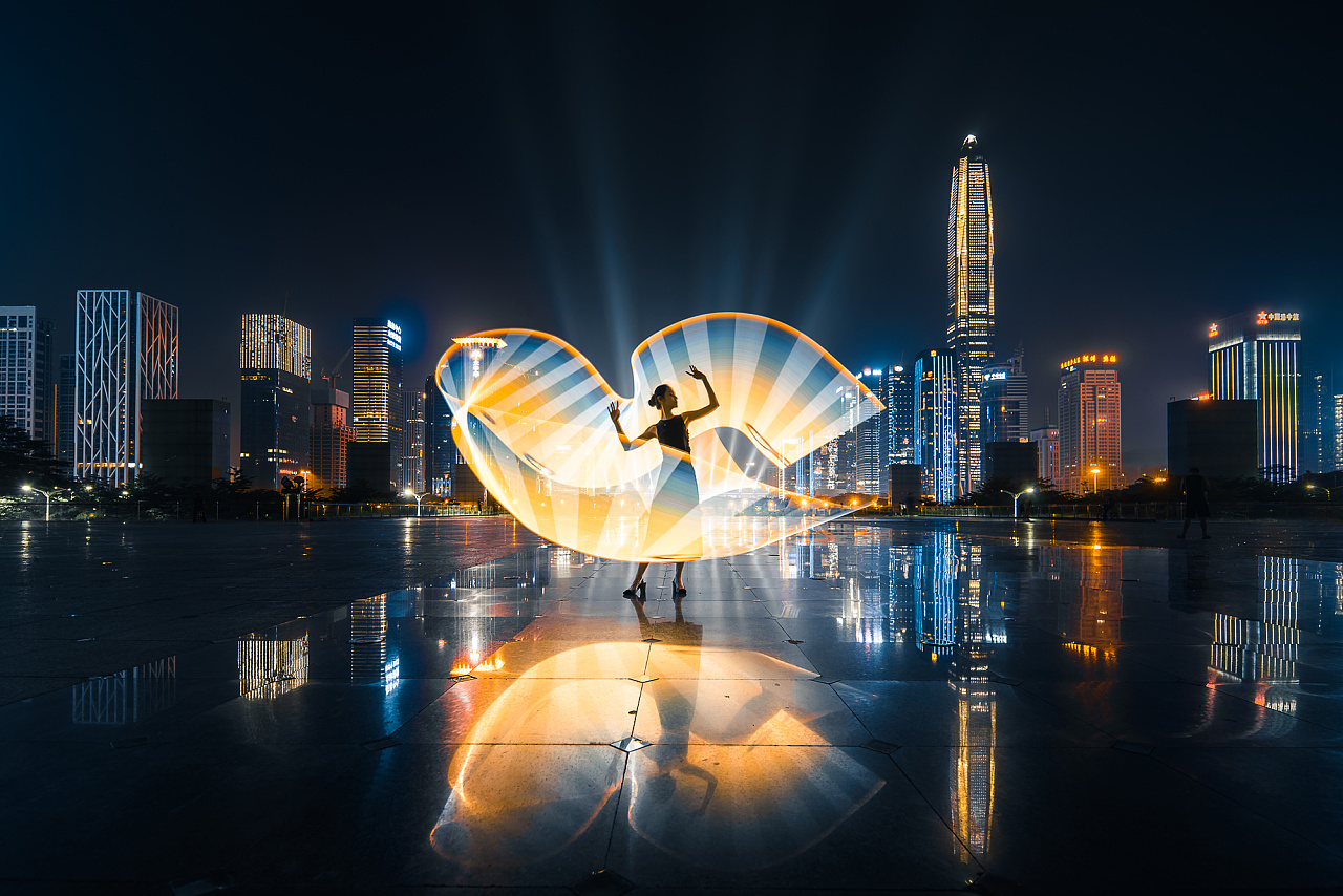 光绘人像|摄影|人像|alan_lu - 原创作品 - 站酷 (zcool)