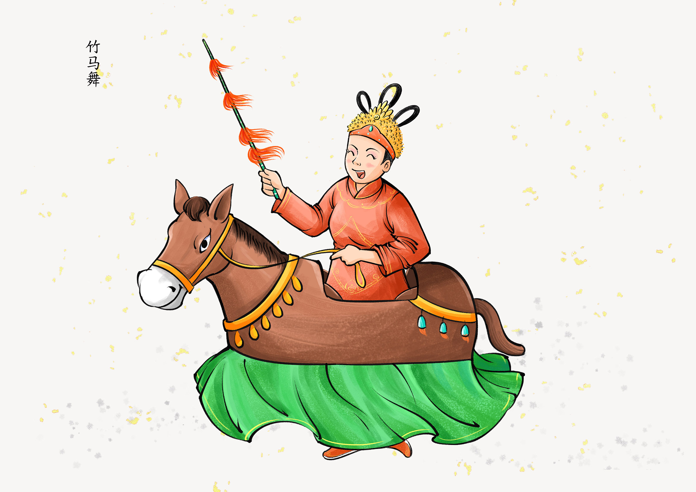 给学习强国山东平台创作的非遗插图系列|插画|商业插画|流川行者