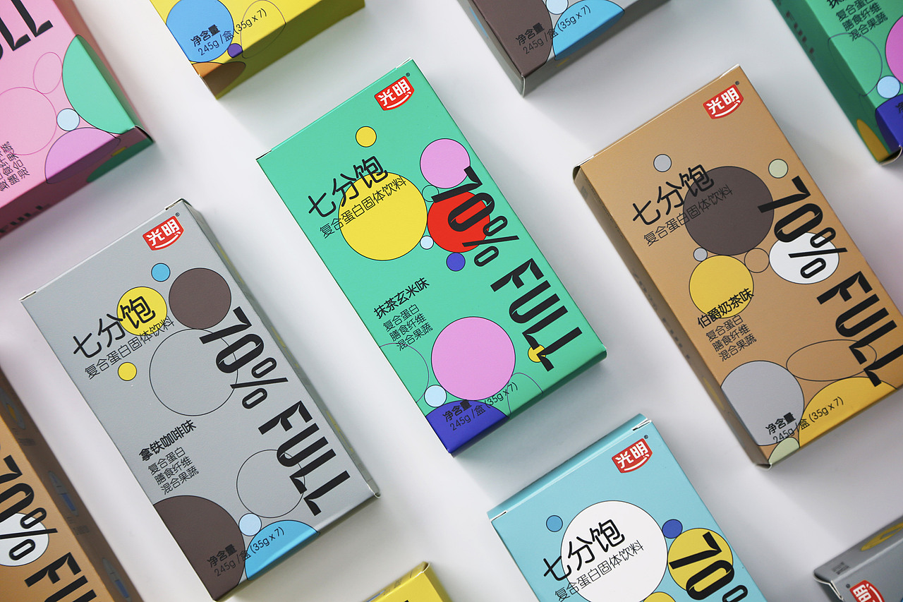 70% FULL 七分饱包装设计