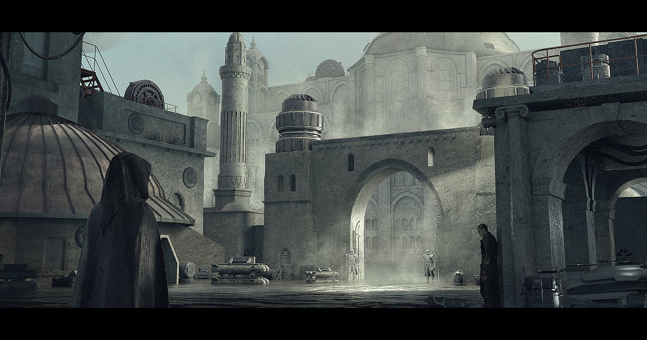 曼达洛人fan art|三维|场景|pengjv - 原创作品 - 站酷 (zcool)