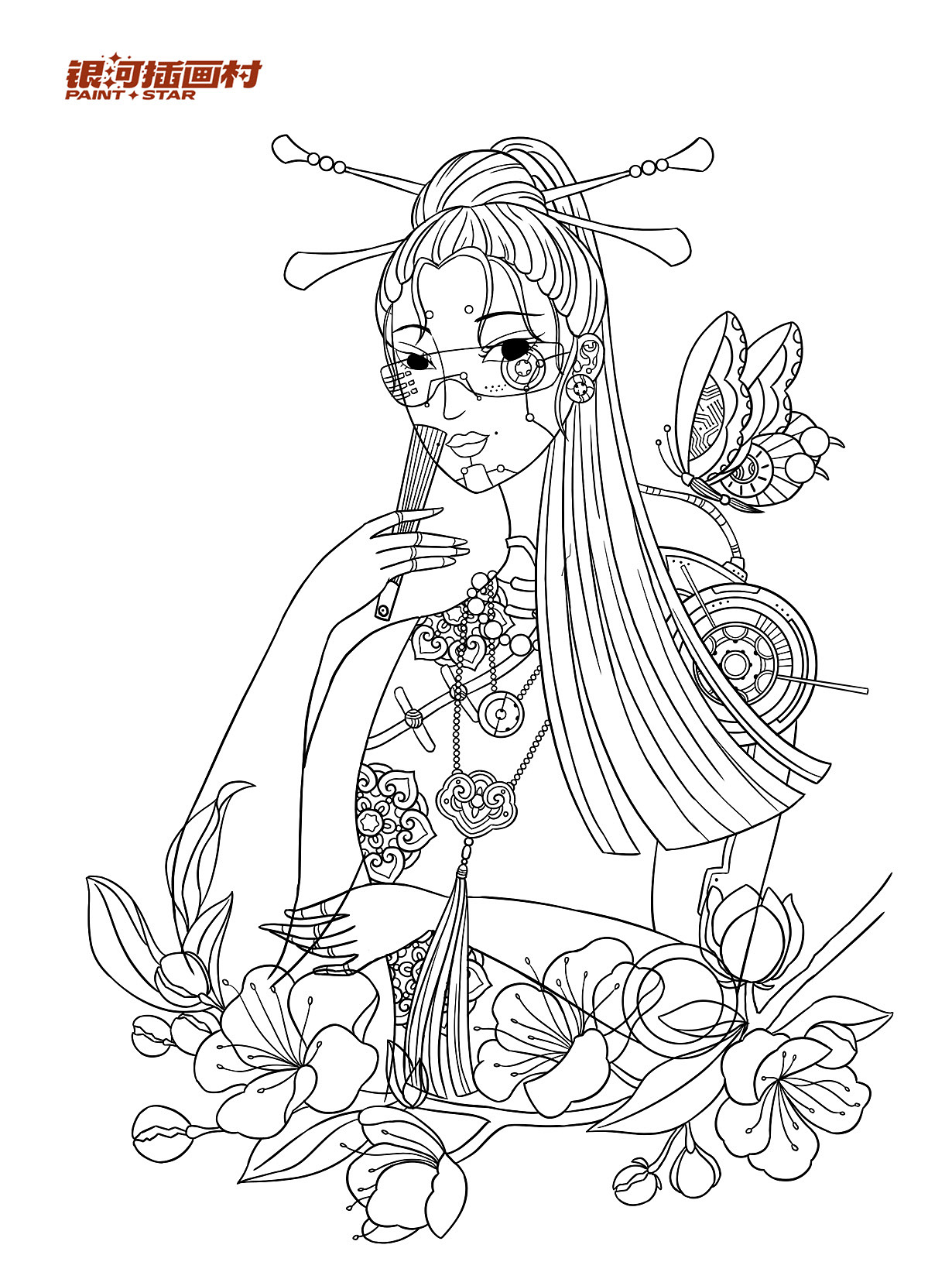 【国风线性插画】近期国潮插画小结