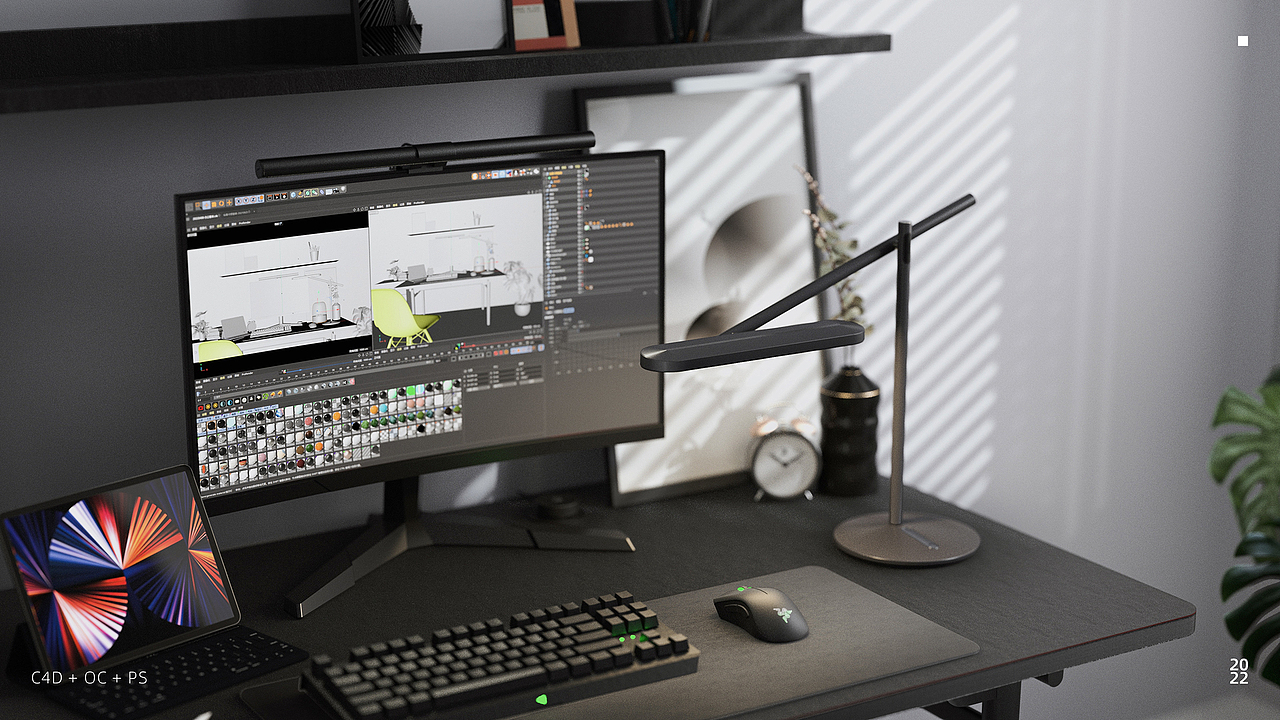 #四月渲染练习合集#场景渲染x产品渲染合集