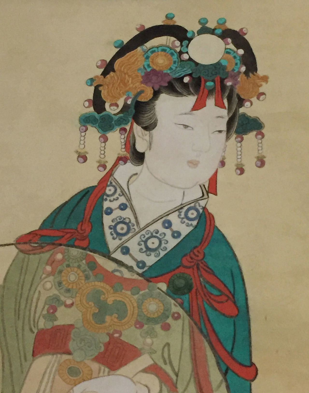 工笔永乐宫壁画