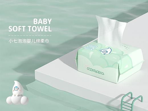 婴儿绵柔巾详情页