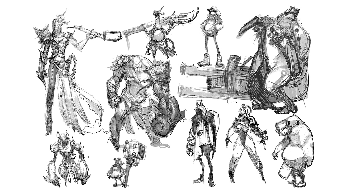 以往速写练习(一)