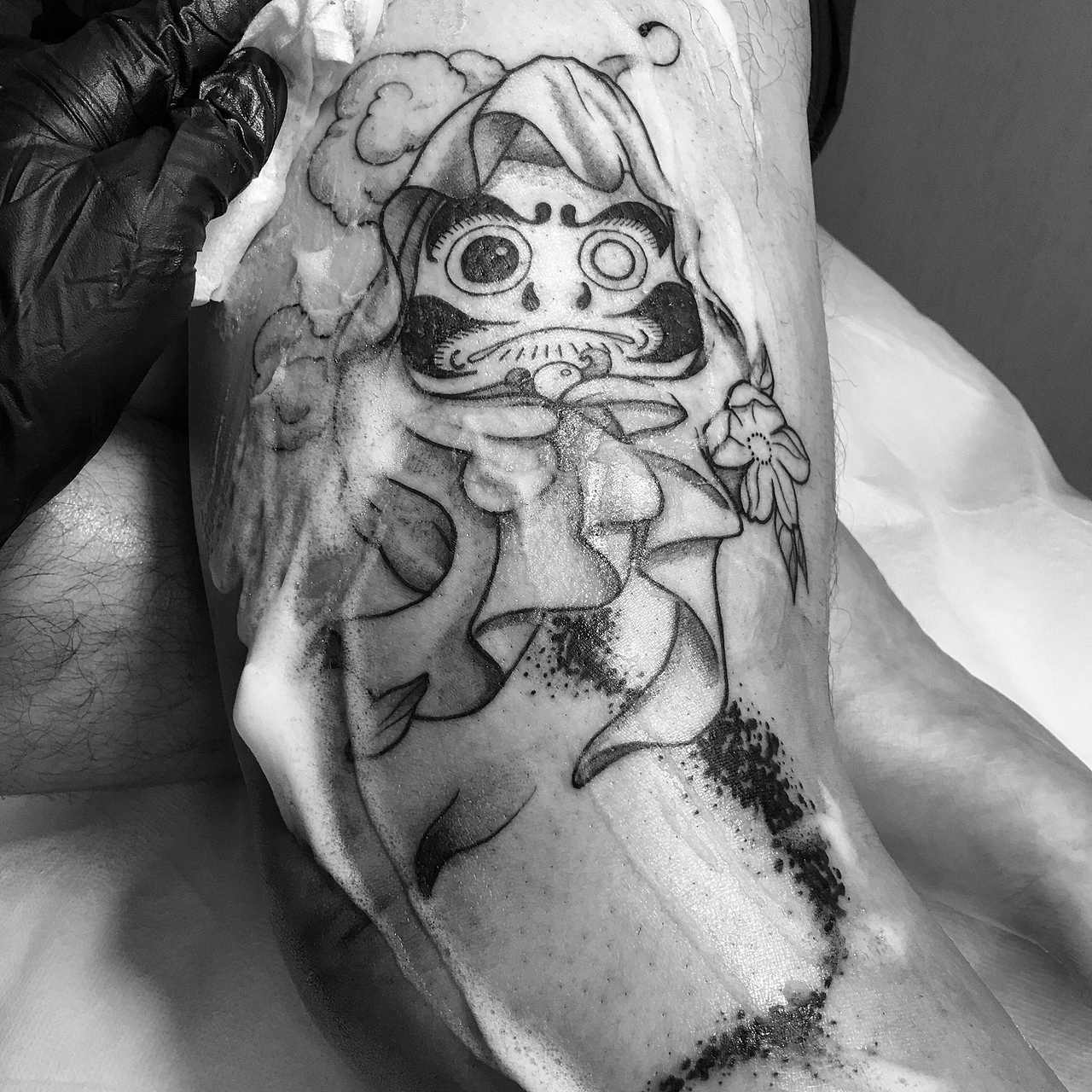 达摩蛋纹身手稿