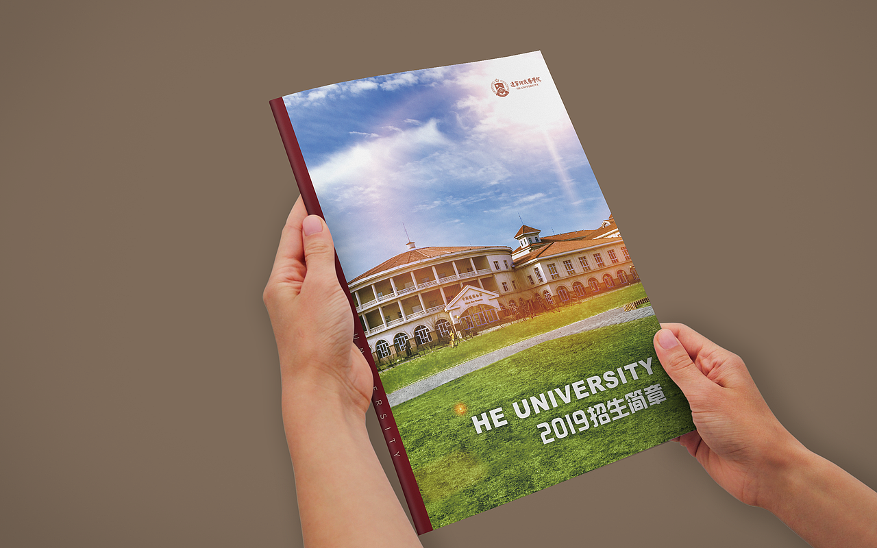 宣传册四折页大学招生简章设计2019