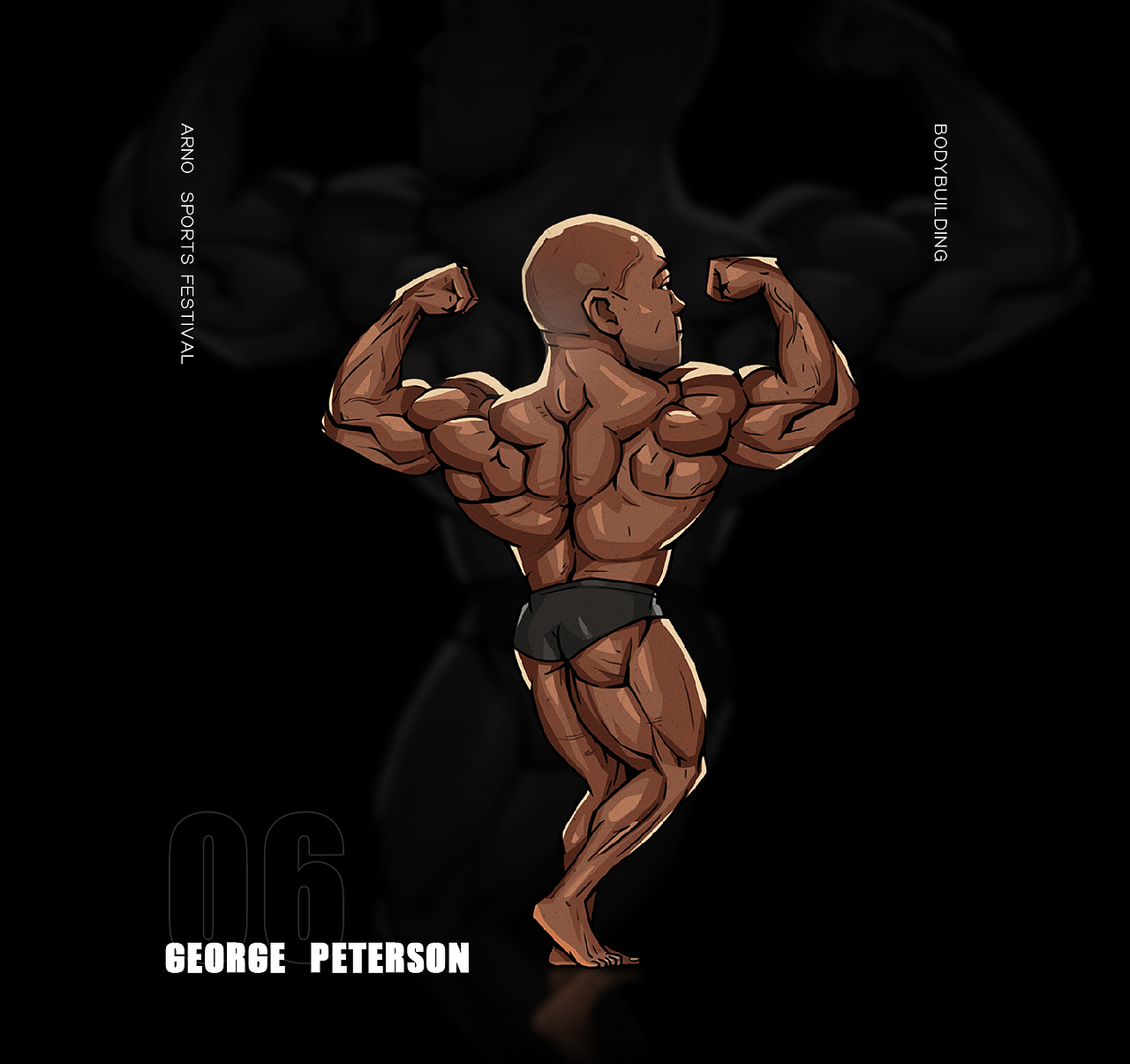 【关于健美那点画】-练习