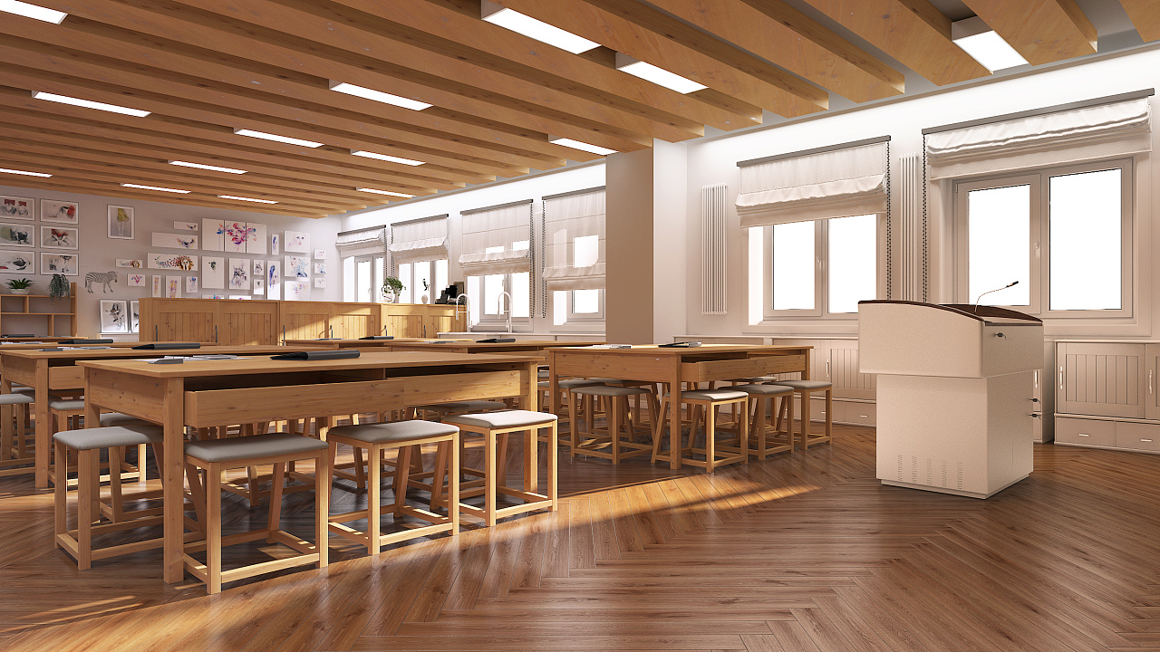 教室总集,|空间|家装设计|斑马_斑马 - 原创作品 - 站酷 (zcool)