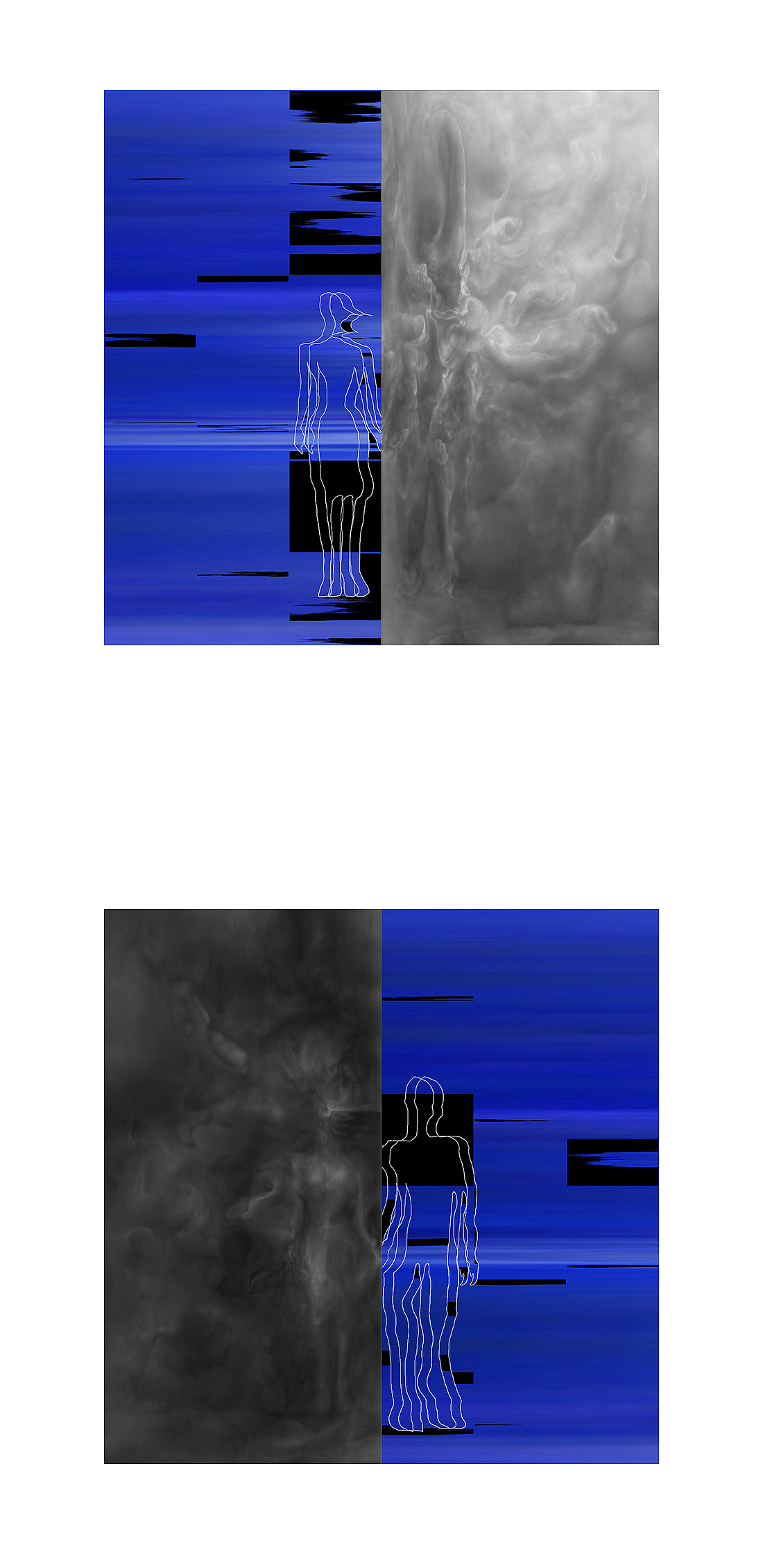 C.U 六 : 矛盾体与蓝色 | Paradox and Blue（图ZMTQzMzUzOTQ4） - 绘画 - 站酷设计师肠子实验室原创素材 - 站酷ZCOOL