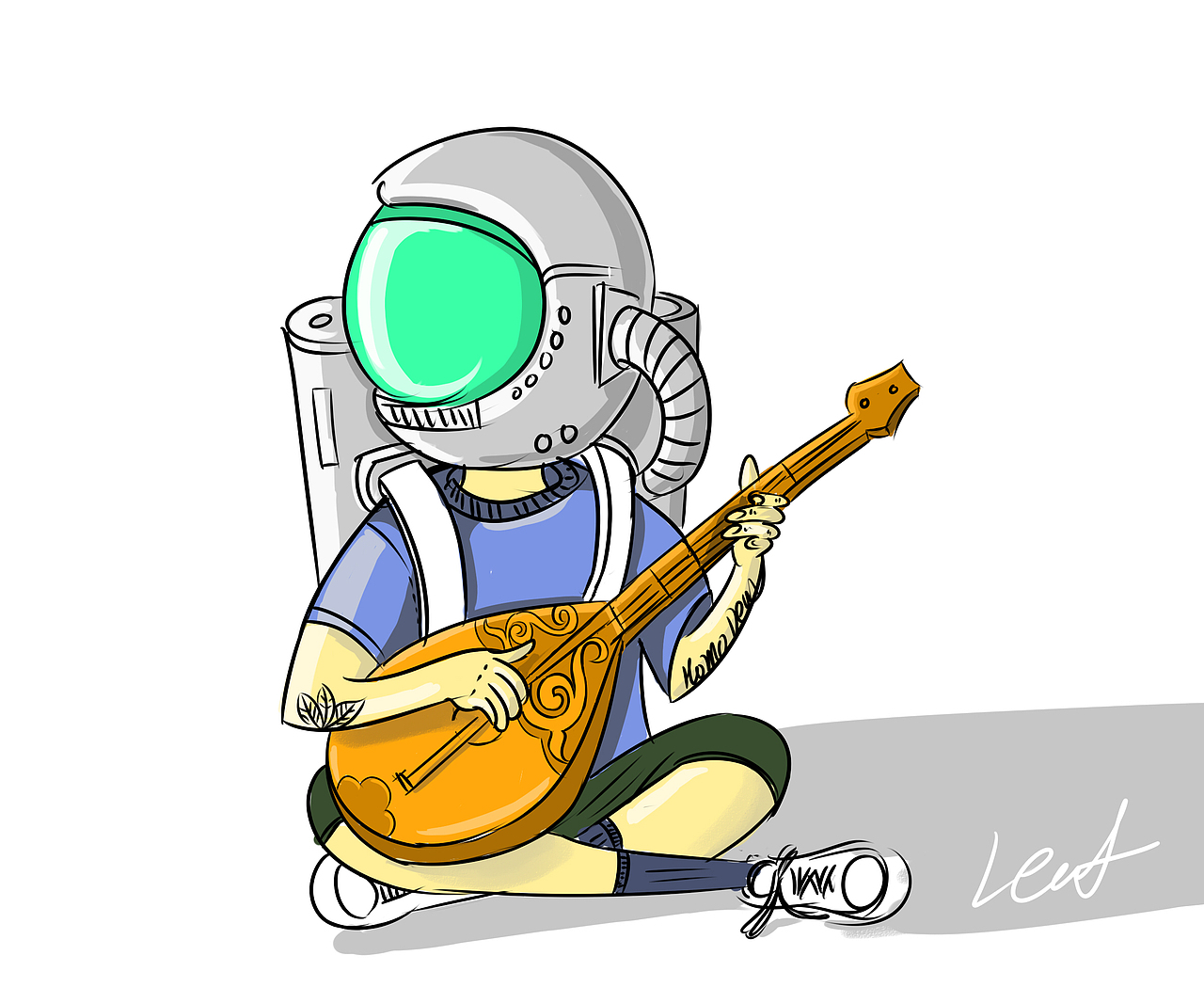 宇航员系列（图ZOTAxMDM3OTY=） - 创作习作 - 站酷设计师leaf在哪里原创素材 - 站酷ZCOOL