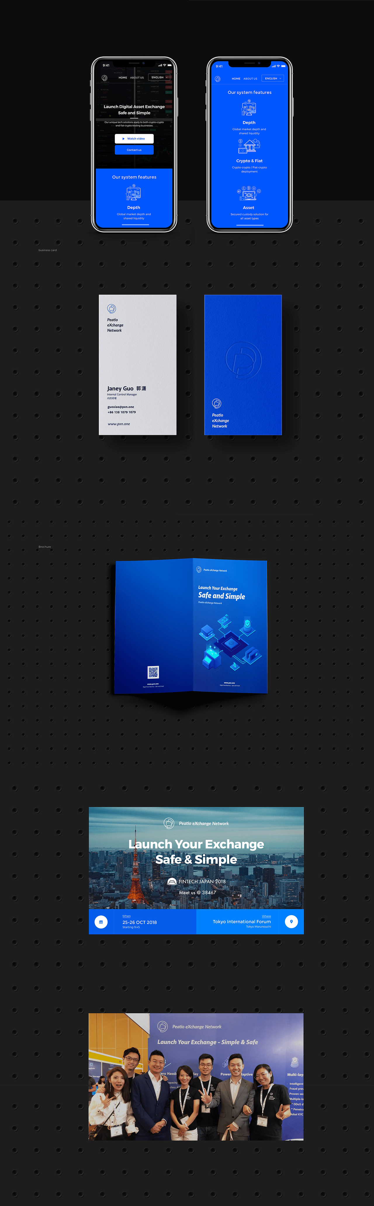 PXN / Concept of blockchain business Platform 