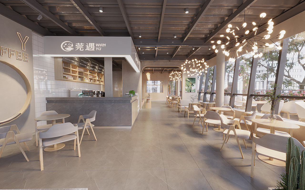 饮品店CR（图ZMjgyNDQxMDY0） - 酒店餐饮设计 - 站酷设计师风向设计表现原创素材 - 站酷ZCOOL