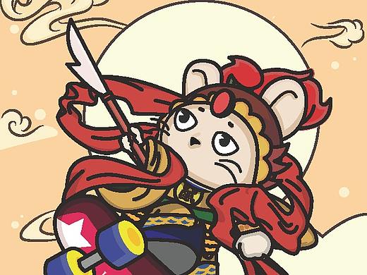 鼠年插畫（個人主頁-ZNDIyODk1NzY=） - 商業(yè)插畫 - 站酷設計師翻滾吧希原創(chuàng)素材 - 站酷ZCOOL