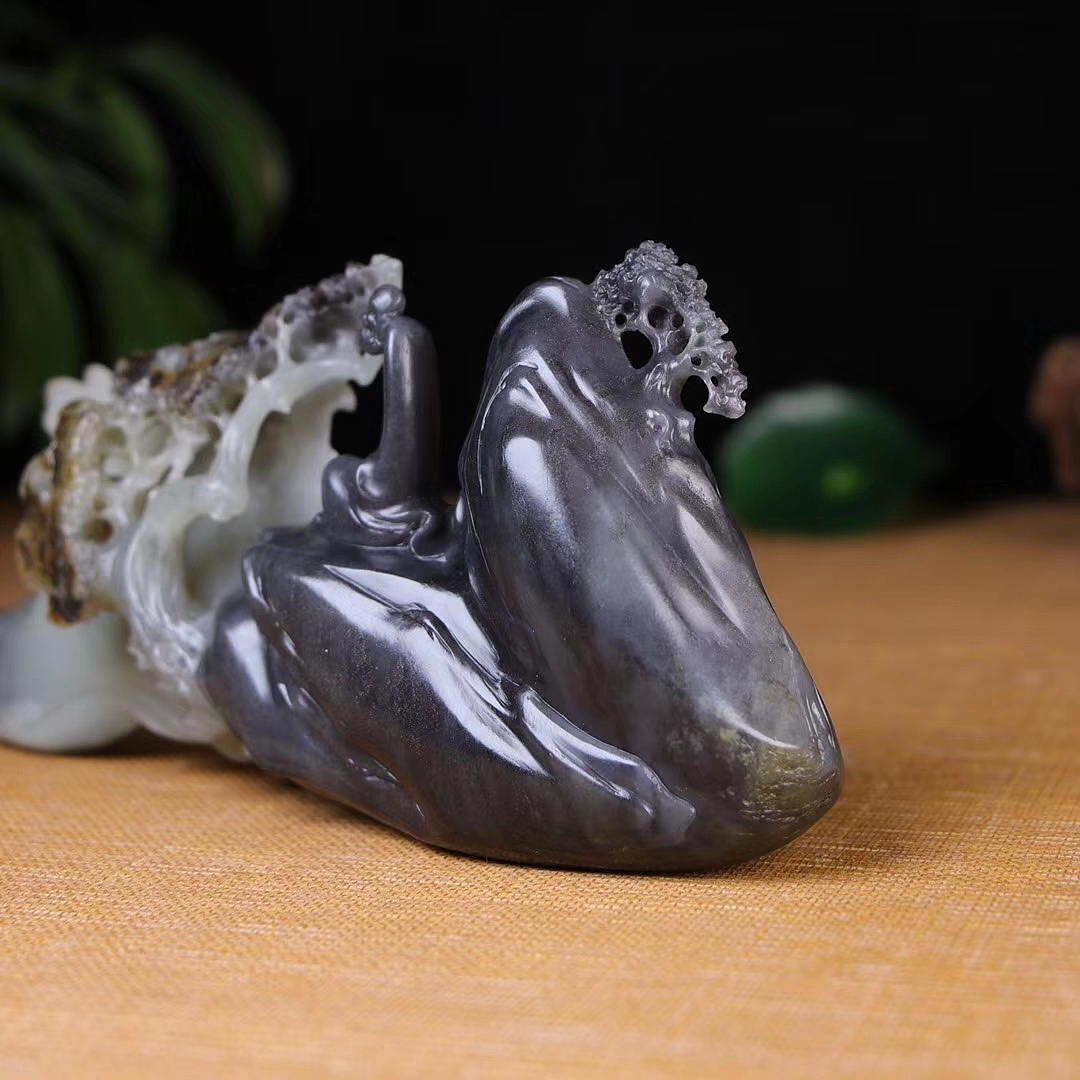 【籽.松下老人】（图ZMTg1ODc1NzY0） - 其他手工艺 - 站酷设计师长清玉雕工作室原创素材 - 站酷ZCOOL