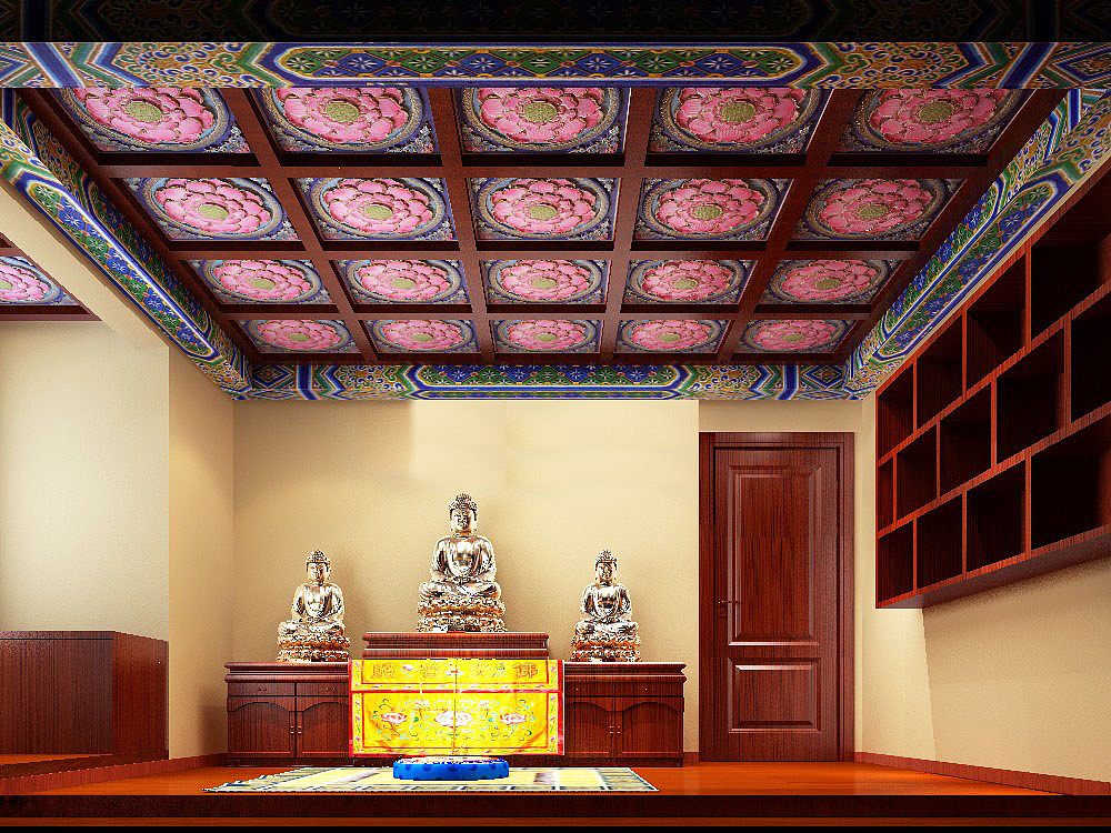 防古吊顶 pu古建筑吊顶