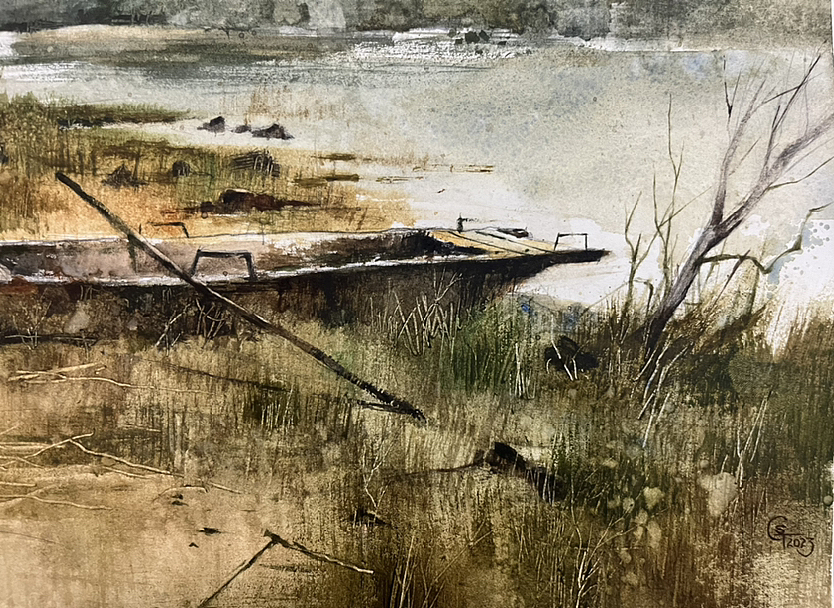 水彩画两幅（图ZMzUzOTcyMzEy） - 绘画 - 站酷设计师高嵩不是高松原创素材 - 站酷ZCOOL