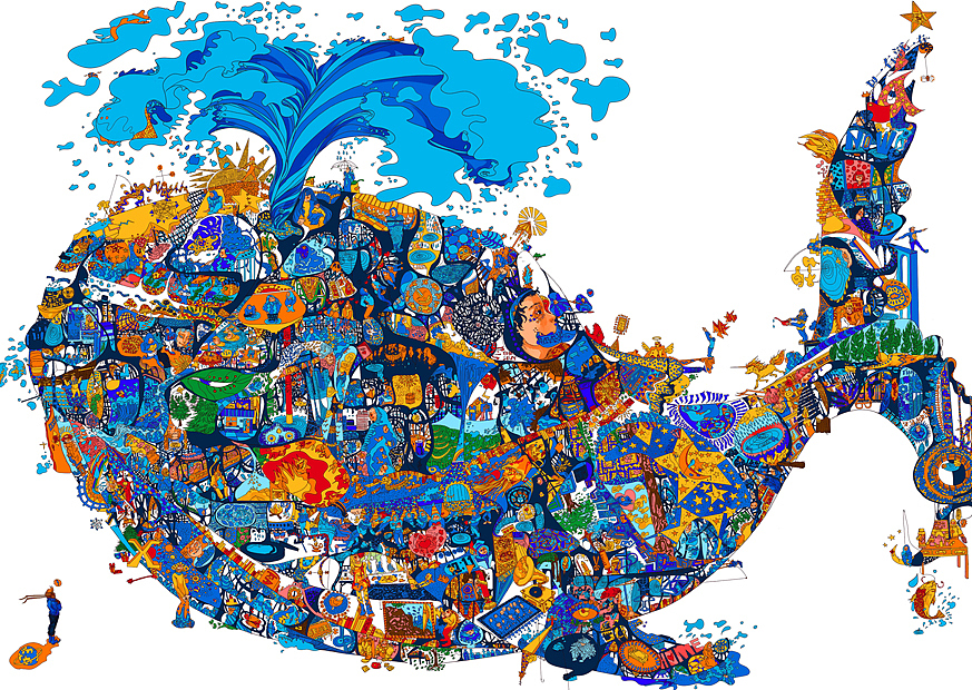 生生不息 （城市家园，极繁表现）中华区插画奖学生组银奖作品（图ZNTQ3MDgzNg==） - 海报 - 站酷设计师Moogu_蘑菇原创素材 - 站酷ZCOOL