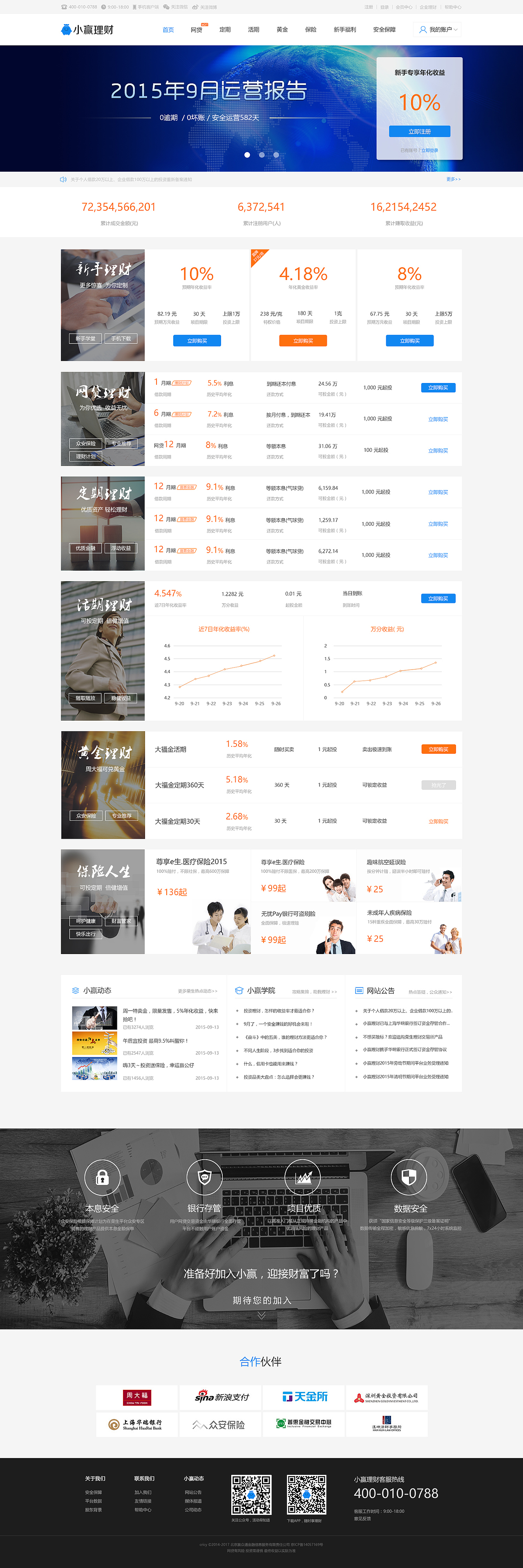 小赢理财（图ZOTE4MDU5MDA=） - 企业官网 - 站酷设计师q123053760原创素材 - 站酷ZCOOL