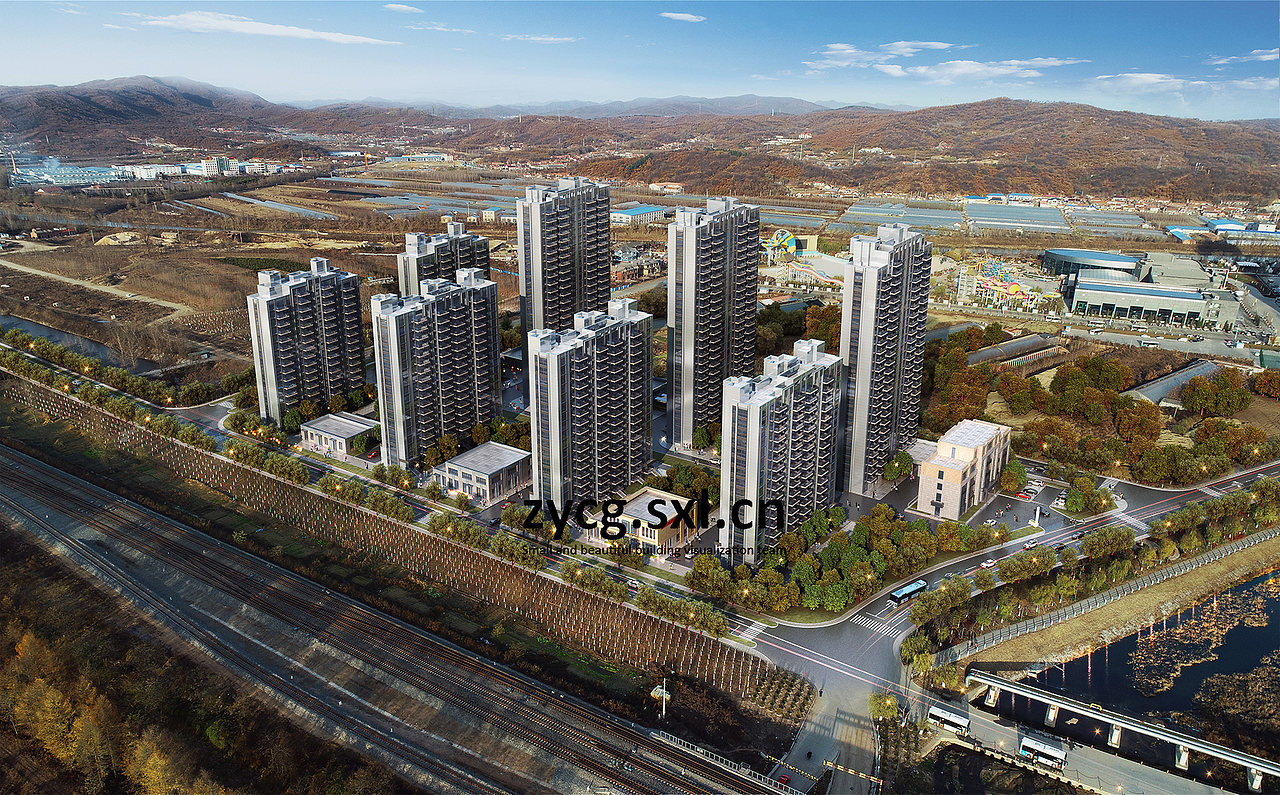 写实丨实景合成（图ZMTY0NDI1Mzg4） - 建筑/空间 - 站酷设计师ZYCG原创素材 - 站酷ZCOOL