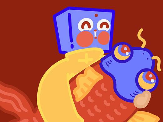 新年壁紙（個人主頁-ZNDk0MTE5OTI=） - 創(chuàng)作習作 - 站酷設(shè)計師宅喵橙子原創(chuàng)素材 - 站酷ZCOOL